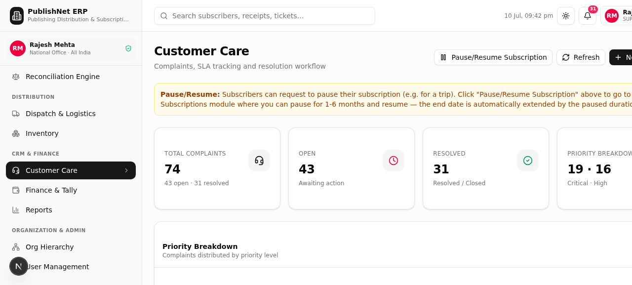 Customer Care
